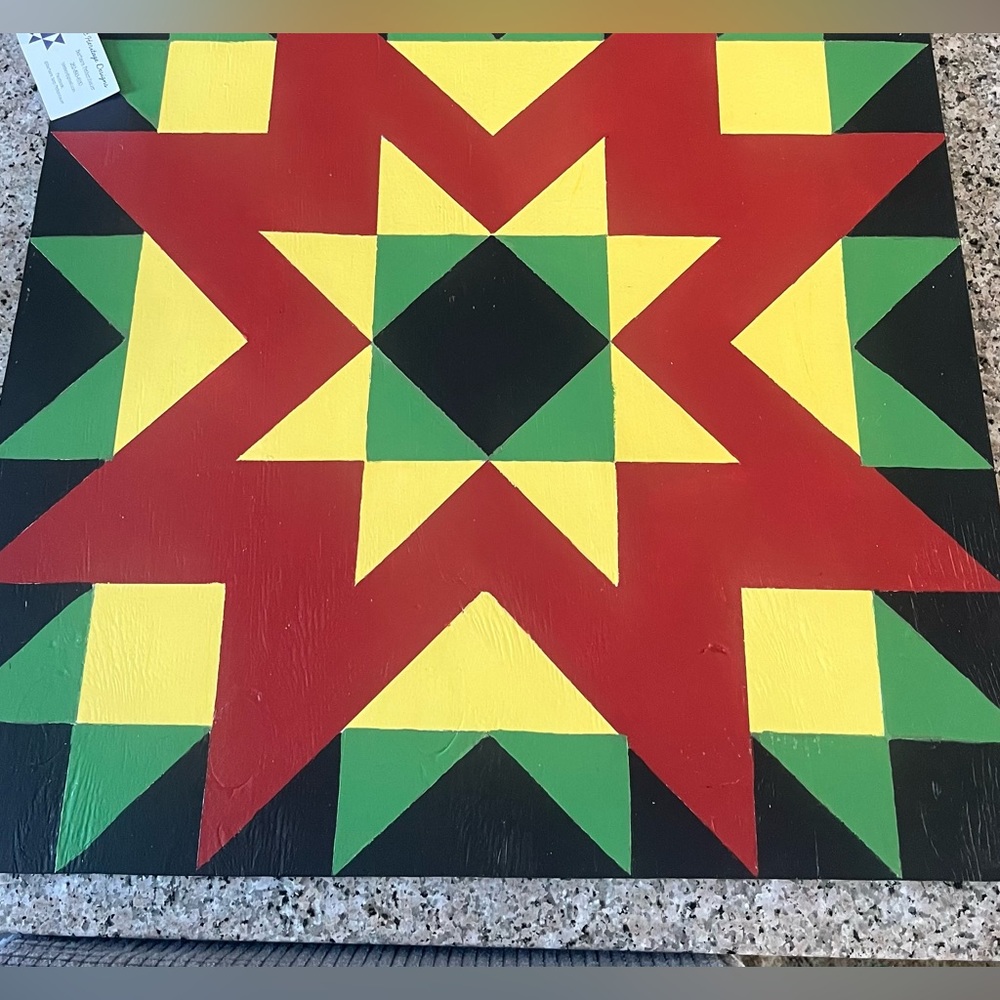 Shed Quilt/Home Decor - Different color patterns available. 24” by 24” 6 lbs